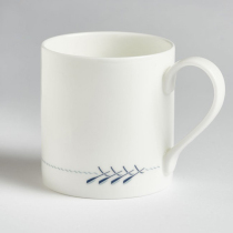 British Jin designs bone China coffee cup creative hand-painted rowing boat pattern gift water cup mug 375ml