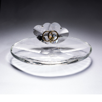 Italy imported crystal ornaments glass Crystal Crafts Yongzong Tongxin jewelry gift box packaging