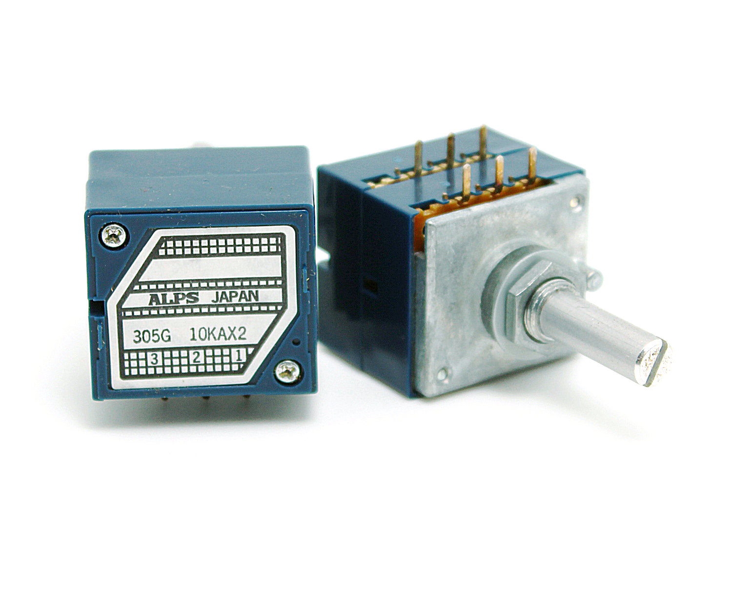 1PCS original Japanese imported ALPS Alps RK27 dual-coupling volume potentiometer A10K