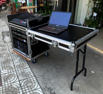 10 4 Multi-purpose multifunctional double-layer shockproof commercial performance cabinet power amplifier aviation box