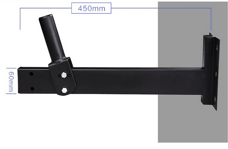 Universal 10 inch 12 inch 15 inch professional speaker wall bracket multifunctional multi-angle wall support frame