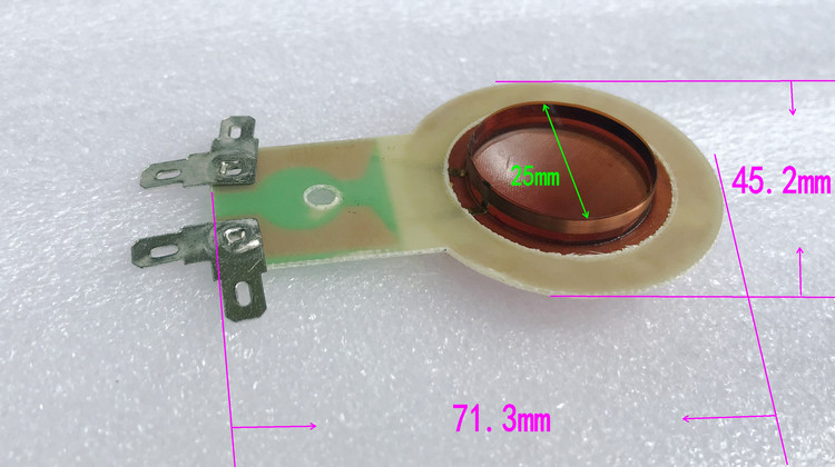 80 magnetic 25-core professional high-pitched diaphragm 25-core stage high-pitched voice coil bracket film
