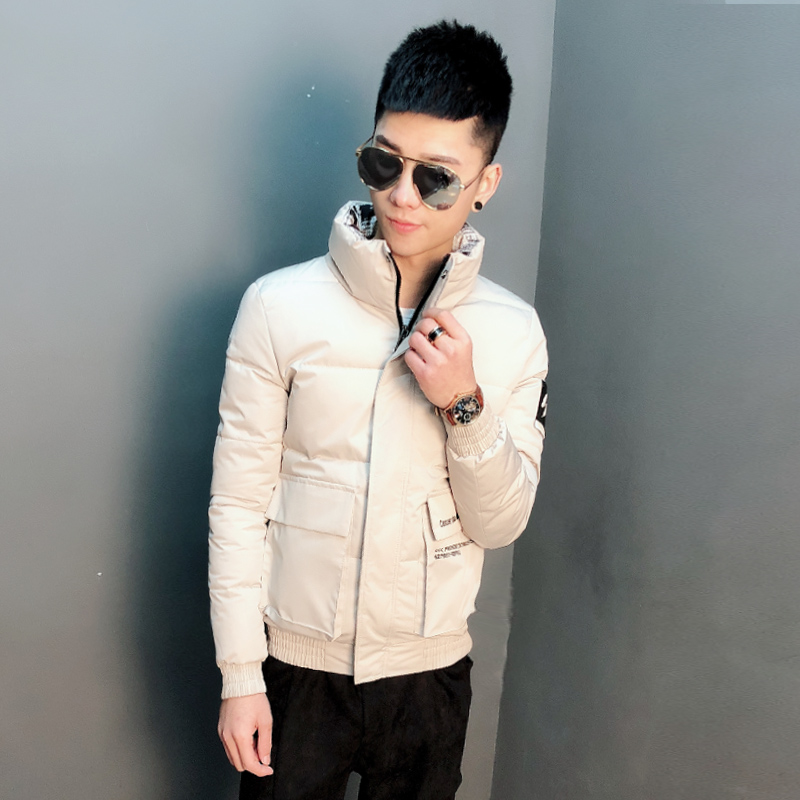 Spirit small group of cotton clothes male and Korean version Trend personality cotton clothes jacket Social youth jacket blouses men's clothing new