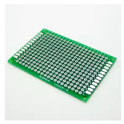 4*6 double-sided tinned universal board 4x6cm thickness 1 6 high-quality glass fiber board tin-sprayed universal board experimental board