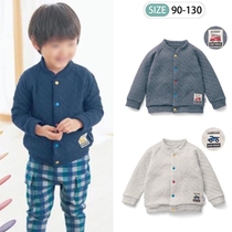Defective products 5-8 years old export day single thousand fun family children autumn and winter air cotton jacket boys and girls thin clip pure cotton clothing