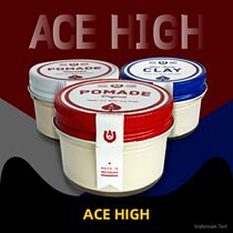 Hair oil town ACE HIGH POMADE natural handmade water-based hair oil wax hair mud male strong styling