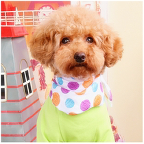 Home pet treasure spot C area dog collar scarf pet triangle scarf saliva towel golden retriever decoration