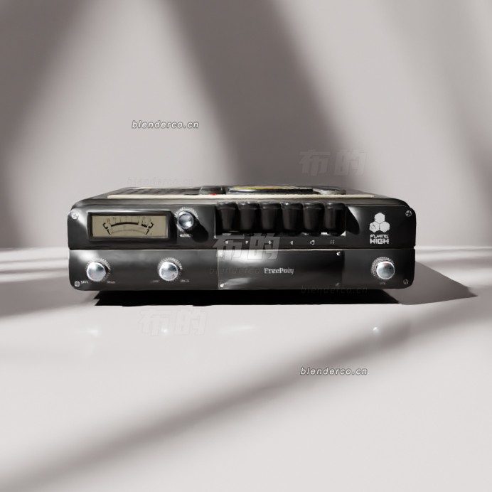 blender录音器模型_blender布的09