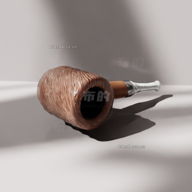 blender手工吸烟斗模型_blender布的27