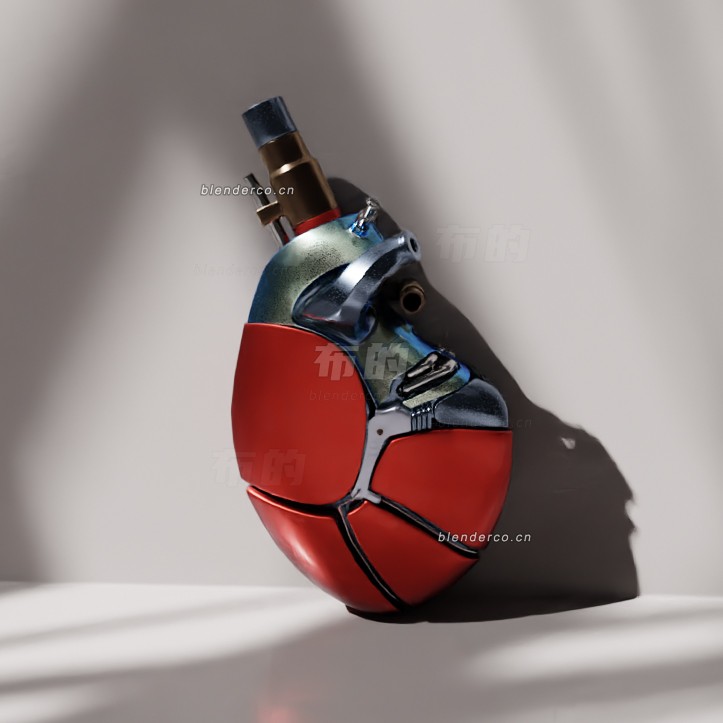 blender人工心脏模型_blender布的04