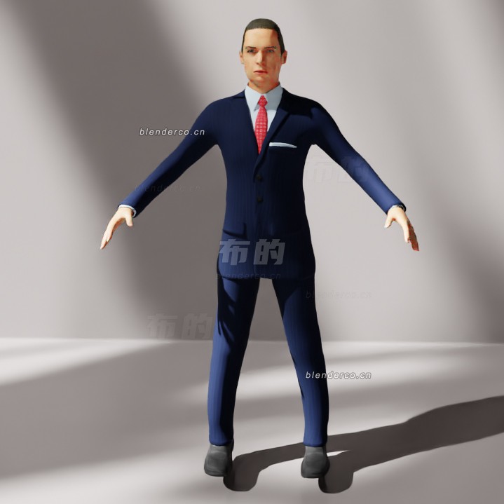 blender男士模型_blender布的116