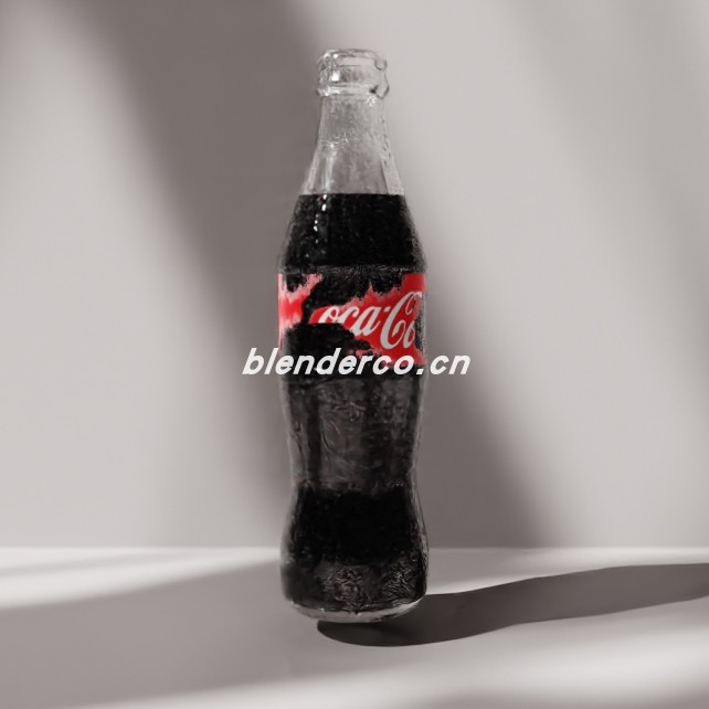 blender可乐瓶模型_blender布的17