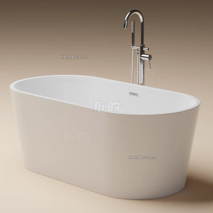 blender浴缸模型_blender布的17