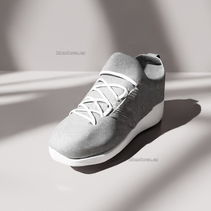 blender运动鞋模型_blender布的119
