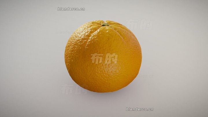 blender橙子模型_blender布的15