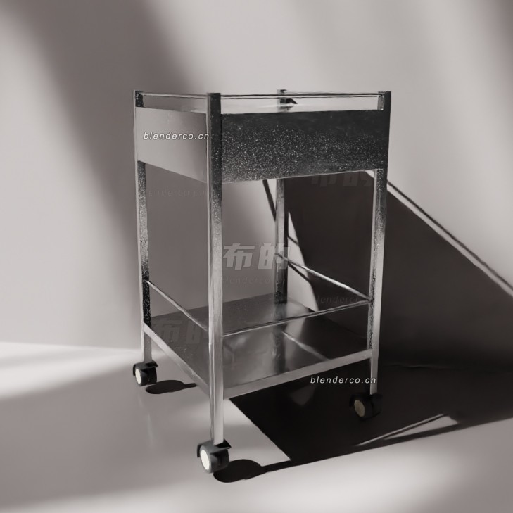 blender单抽屉床边柜模型_blender布的20