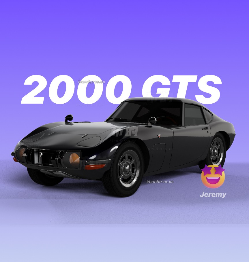 汽车 2000 GTS 含内饰