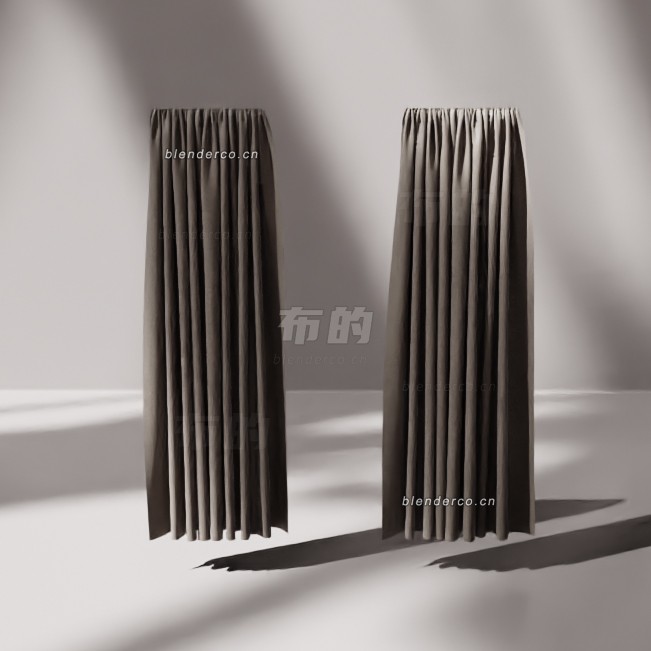 blender窗帘模型_blender布的28