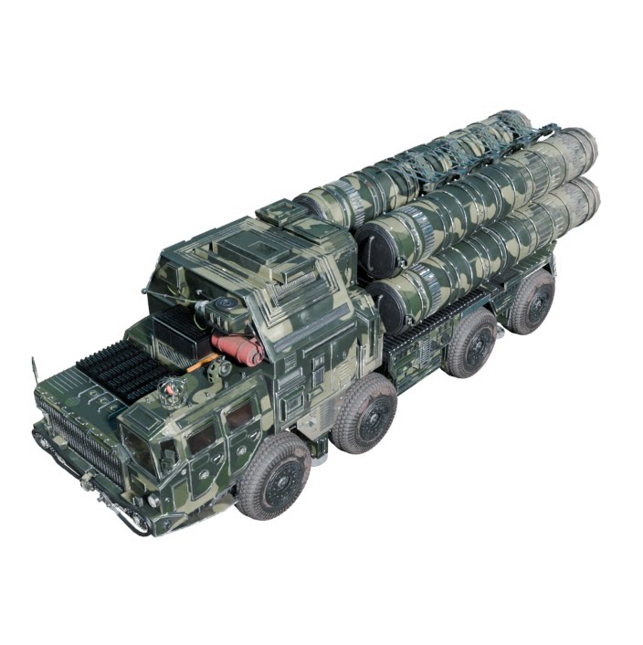 S300防空导弹发射车已绑定