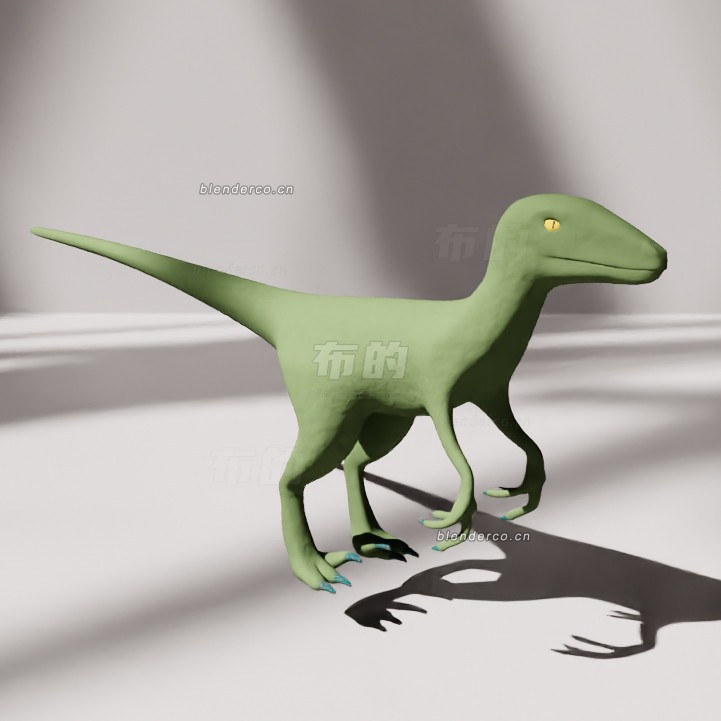 blender卡通版速度龙模型_blender布的32