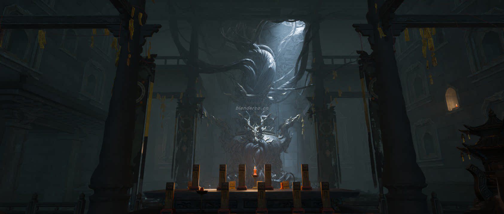 永劫无间Naraka 天清关地牢 场景模型工程