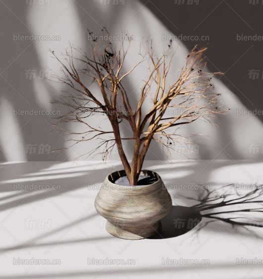 blender盆栽blender布的模型59