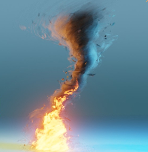 Realtime Tornado Generator龙卷风预设几何节点