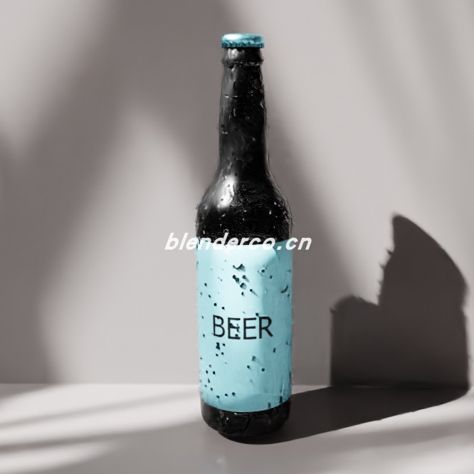 blender啤酒模型_blender布的32