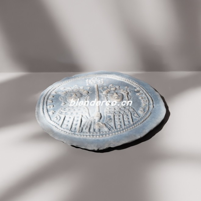 blender拜占庭古币模型_blender布的19