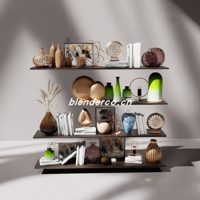 blender置物架模型_blender布的106