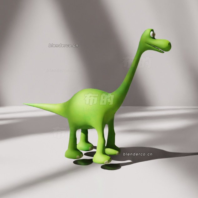 blender卡通恐龙模型_blender布的35