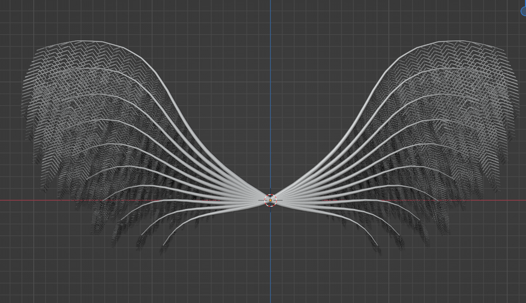 几何节点-翅膀动画（做的很糙仅供学习）