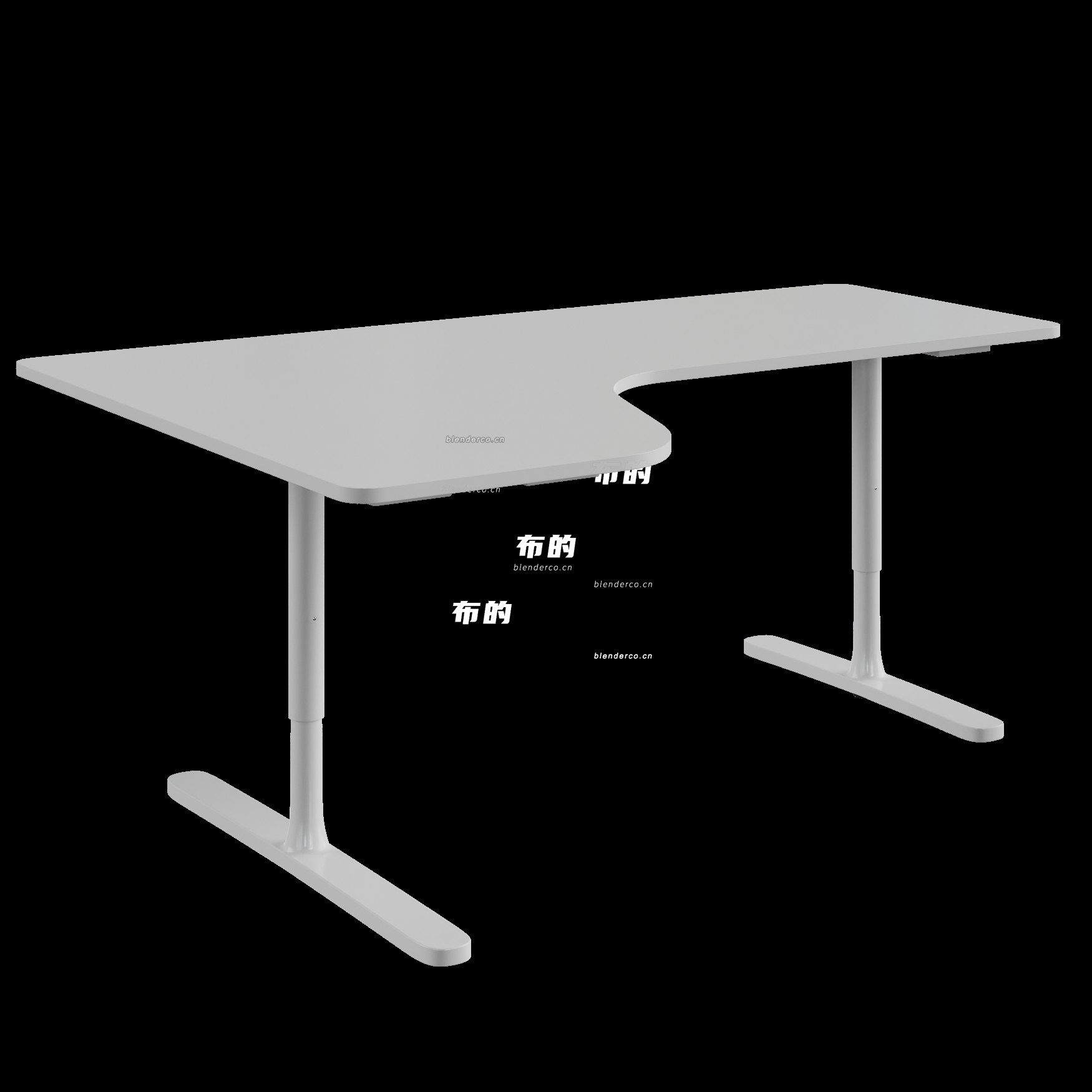 blender可调节办公桌模型_blender布的29