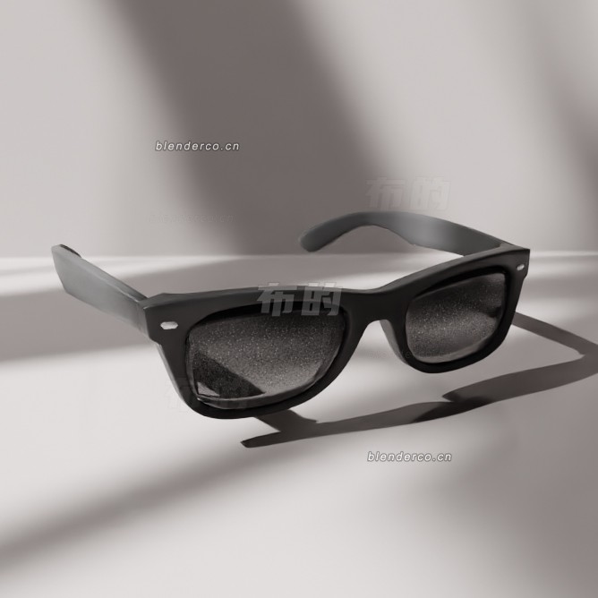 blender墨镜模型_blender布的81