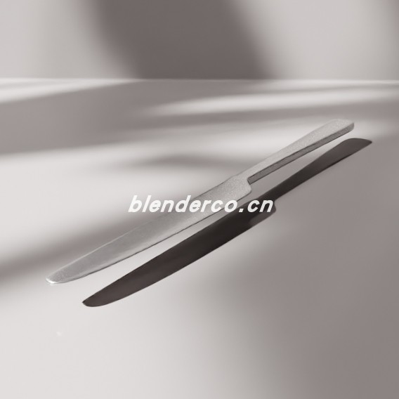 blender不锈钢刀子模型_blender布的42