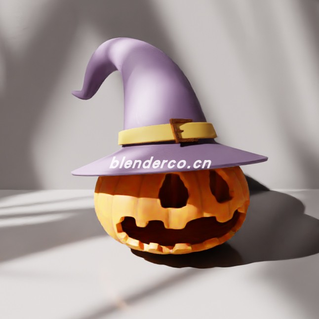 blender南瓜模型_blender布的27