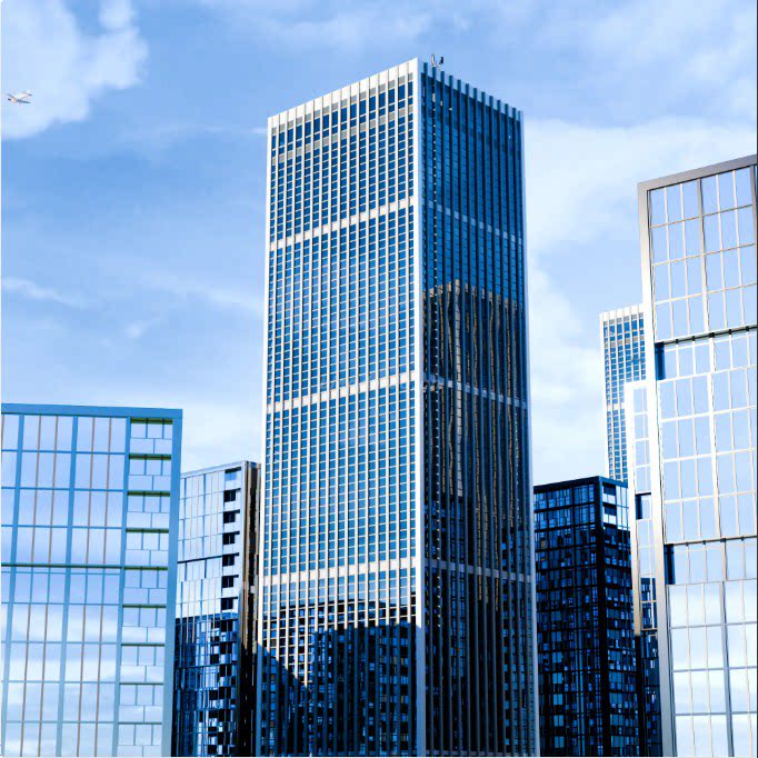 Blender高楼建筑群