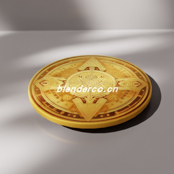 blender硬币模型_blender布的44