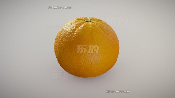 blender橙子模型_blender布的14