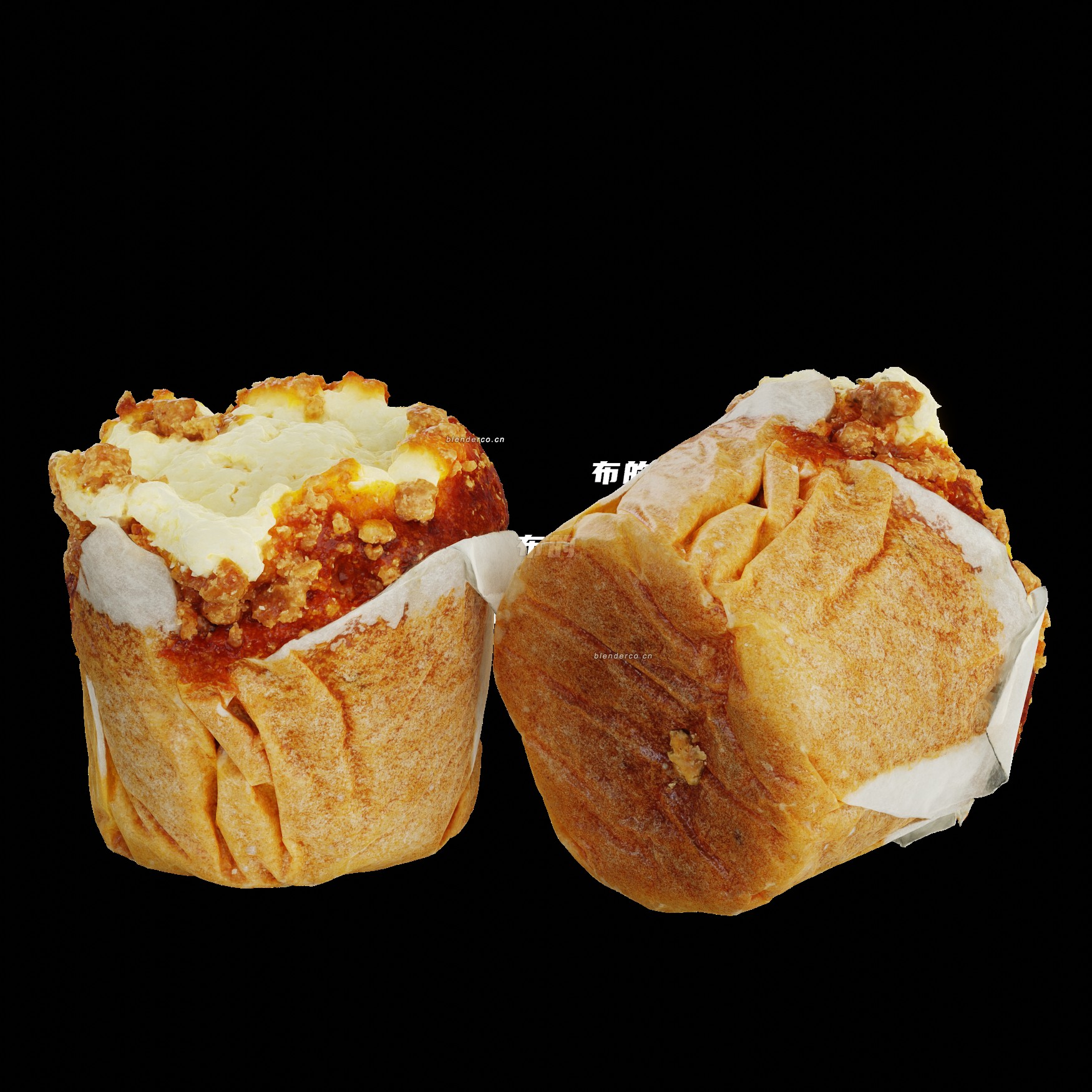 blender松饼模型_blender布的15