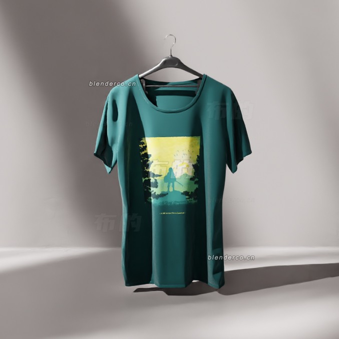 blender塞尔达传奇T恤模型_blender布的04