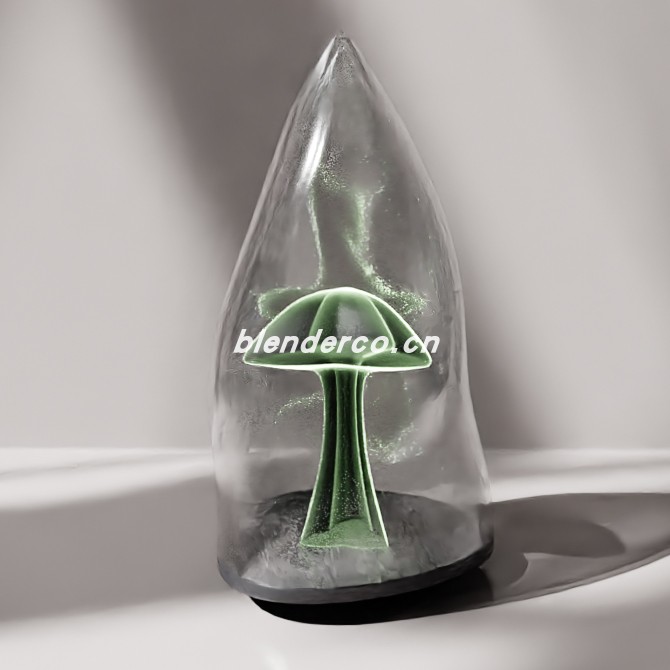 blender装饰玻璃瓶模型_blender布的101