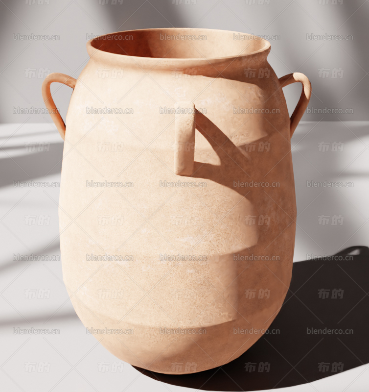 blender陶器花瓶花盆blender布的模型15