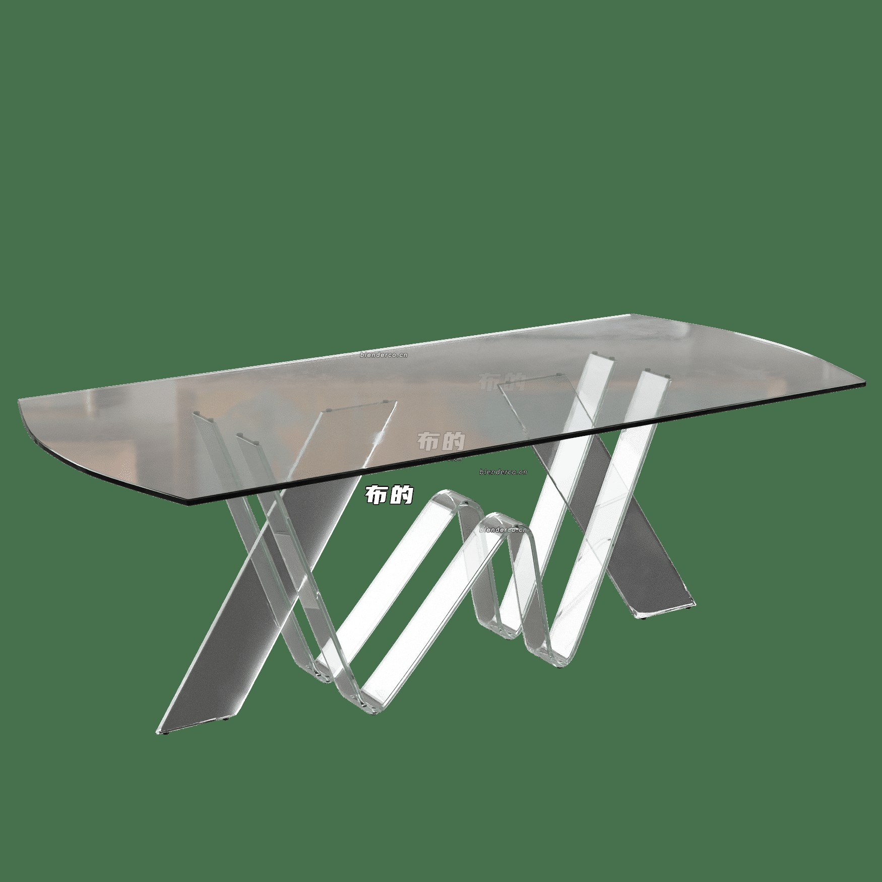 blender玻璃桌模型_blender布的51