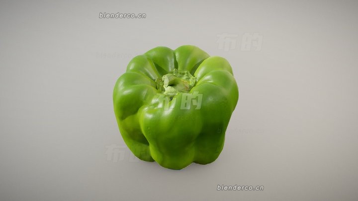 blender青椒模型_blender布的38