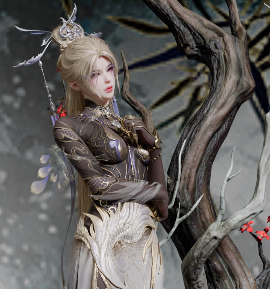 永劫无间Naraka 宁红夜-倒反阴阳 模型