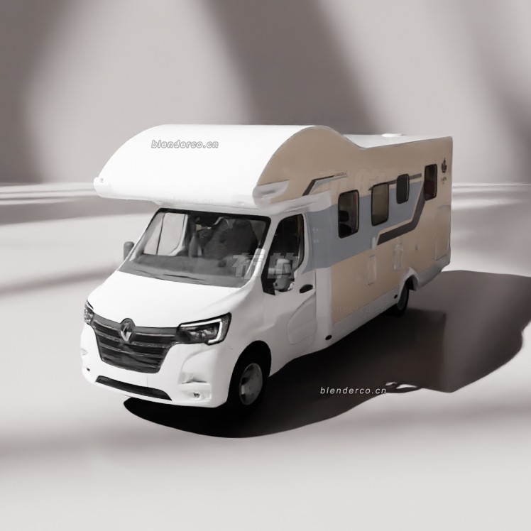blender旅行房车模型_blender布的19