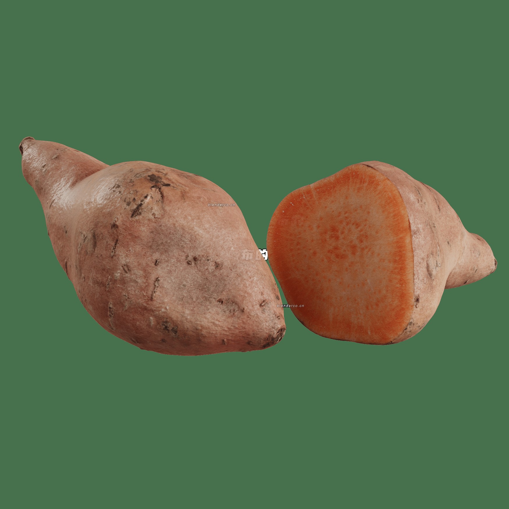 blender红薯模型_blender布的22