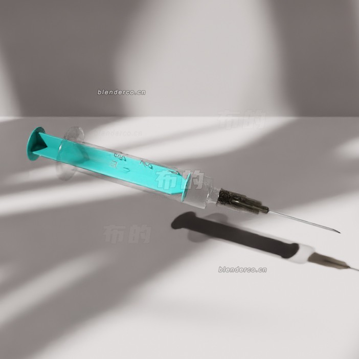blender疫苗注射器模型_blender布的36