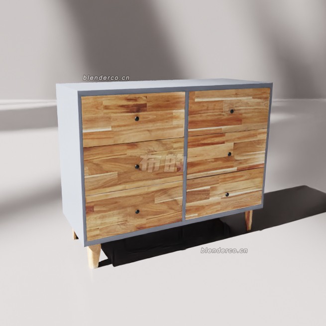 blender柜子模型_blender布的93